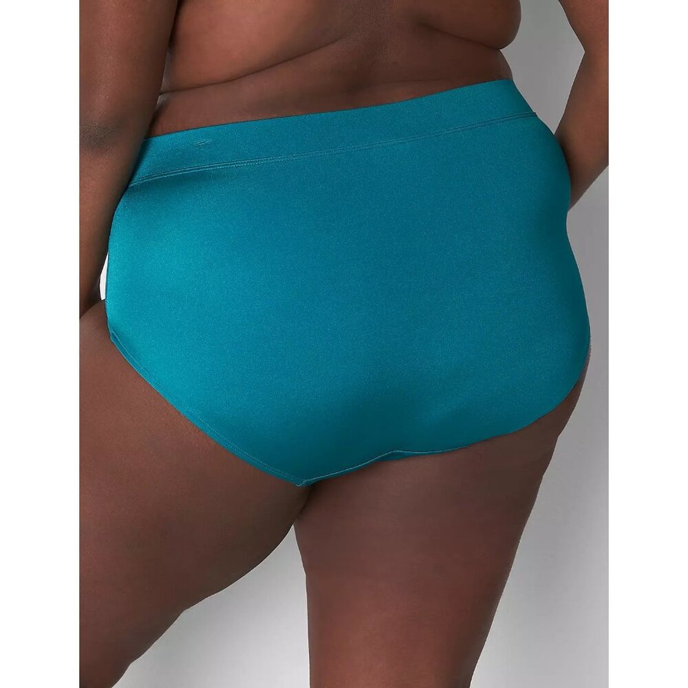 Lane Bryant Cacique Shimmer Swim Brief 22